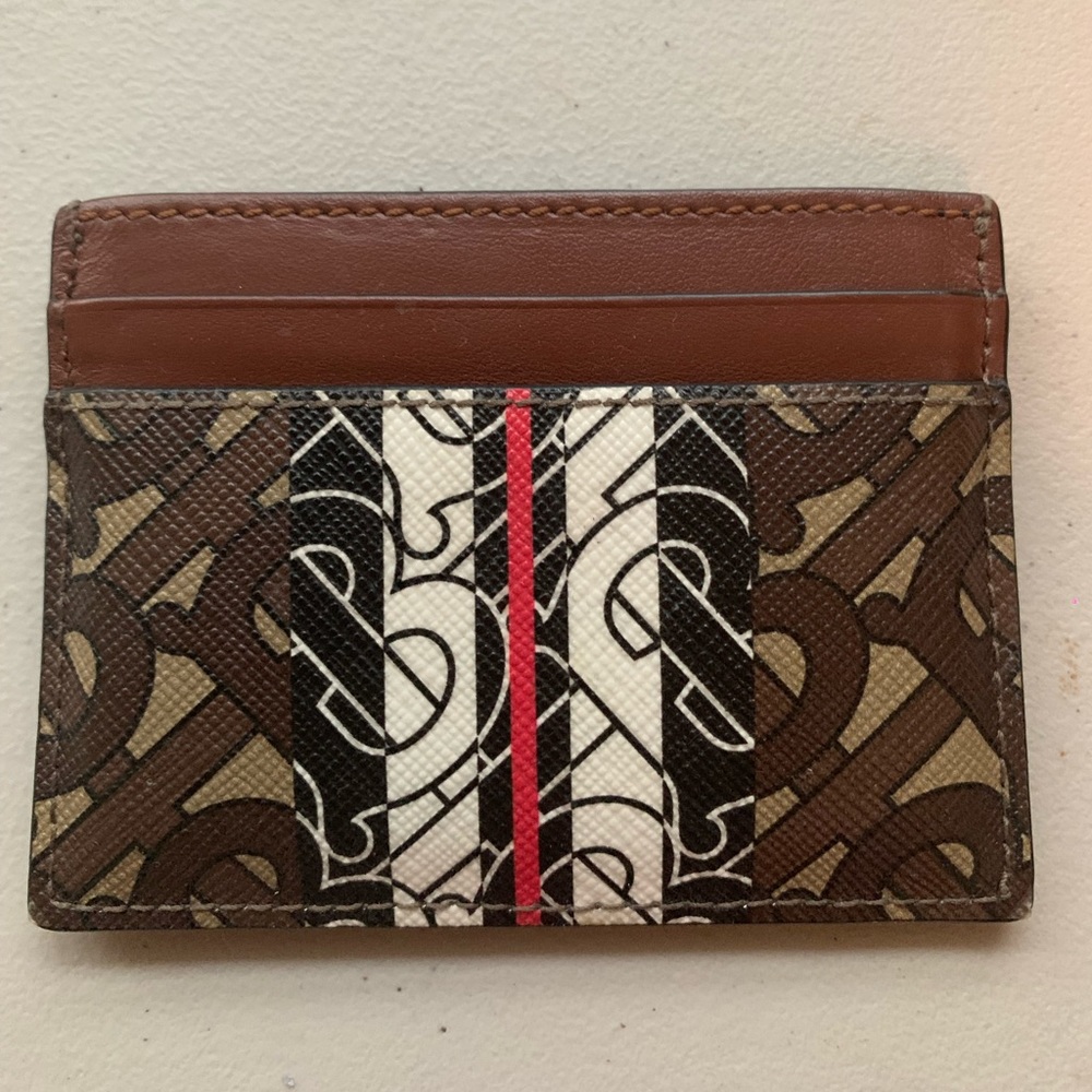 Burberry Mini Leather Card Holder